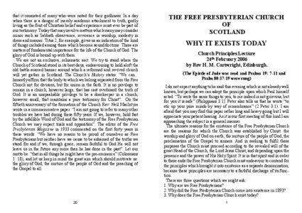 Protestant Reformation / Chalcedonianism / Christian soteriology / Calvinism / Westminster Confession of Faith / Free Presbyterian Church of Scotland / Presbyterianism / Church of Scotland / Grace / Christianity / Christian theology / Protestantism