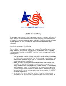 Microsoft Word - USDBG Golf Cart Policy 10.doc