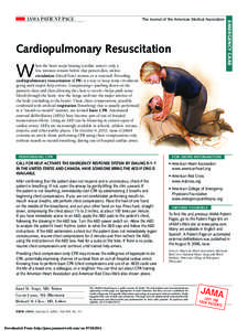 The Journal of the American Medical Association  Cardiopulmonary Resuscitation W