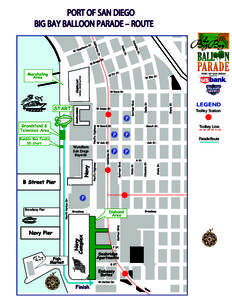 County Lot  Under Construction PORT OF SAN DIEGO BIG BAY BALLOON PARADE – ROUTE