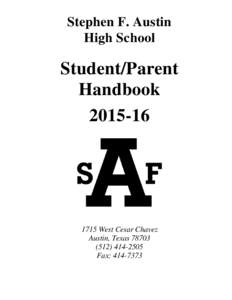 Stephen F. Austin High School Student/Parent Handbook