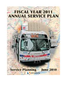 This page is left intentionally blank  1 SEPTA ANNUAL SERVICE PLAN