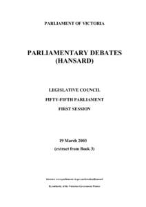 Government of Australia / Politics of Australia / Politics / Members of the Victorian Legislative Council /  2002–2006 / Members of the Victorian Legislative Council /  1999–2002 / Cabinet of Barbados / Government of Barbados / Andrew Brideson