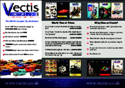 The World’s Largest Toy Auctioneer  World Record Prices Why Choose Vectis?