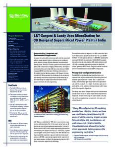 Case Study  Project Summary Organization: L&T-Sargent & Lundy Limited