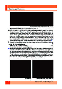 les grands domaines_52_71ang_2014_ATR restauration.qxd[removed]:35 Page 54  Heritage Estates Samuel-De Champlain Promenade, Chantal Gagnon, Ville de Québec