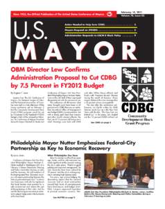 Michael Nutter / United States / Republican Study Committee / Antonio Villaraigosa / Michael McGinn / Scott Smith / Richard M. Daley / Thomas Menino / United States Conference of Mayors / Community Development Block Grant / Local government in the United States