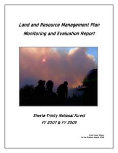 Land and Resource Management Plan Monitoring and Evaluation Report[removed]