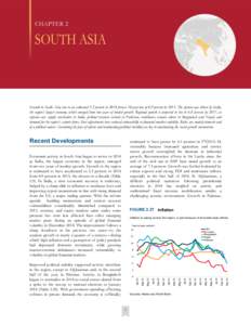 Growth in South Asia rose to an estimated 5.5 percent in 2014 from a 10-year low of 4.9 percent in[removed]The upturn was driven by India, the region’s largest economy, which emerged from two years of modest growth. Regi