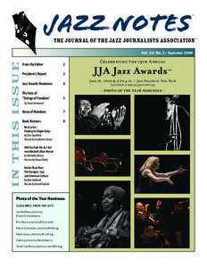 Jazz Notes, Vol. 20 Issue 2