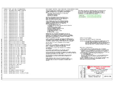 INDEX FOR J24-06 STANDARDS:  DESIGNER NOTES AND DESIGN CONSIDERATIONS J24-01-06