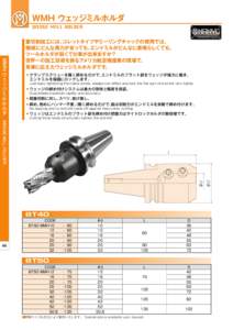 WMH ウェッジミルホルダ WEDGE MILL HOLDER L  φd