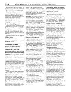 [removed]Federal Register / Vol. 64, No[removed]Wednesday, August 11, [removed]Notices Affected Public: Business or other forprofit; Federal government; state, local or tribal government.