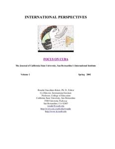 Healthcare in Cuba / Argentina / American Association of State Colleges and Universities / Che Guevara / Cuba / CSUSB College of Arts and Letters / MEDICC / California State University /  San Bernardino / Argentine people / Socialism