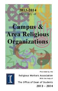 [removed]Directory of Campus & Area Religious Organizations