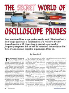 THE SECRET WORLD OF  OSCILLOSCOPE PROBES
