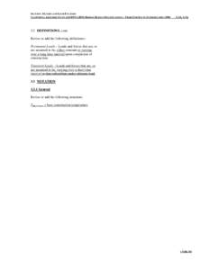 SECTION 3-LOADS AND LOAD FACTORS CALIFORNIA AMENDMENTS TO AASHTO LRFD BRIDGE DESIGN SPECIFICATIONS – THIRD EDITION W/ INTERIMS THRU 2006 _3-2A, 3-3A  3.2 DEFINITIONS, cont.