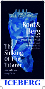 Boot & Berg Josse De Pauw Peter Vermeersch