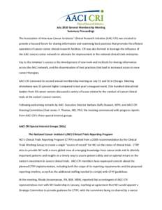 Microsoft Word - Tab 02- AACI CRI 2010 general meeting summary FINAL.docx