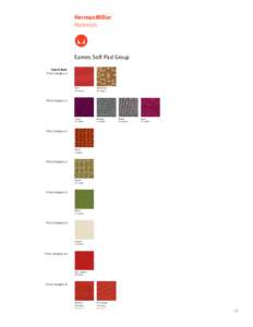 Eames Soft Pad Group product chip chart