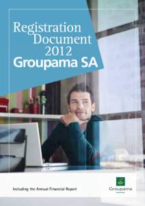 Registration Document 2012 Groupama SA  Including the Annual Financial Report
