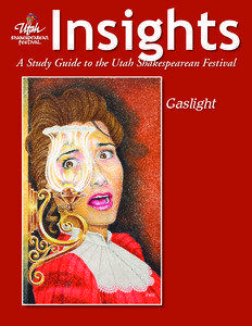 Insights  A Study Guide to the Utah Shakespearean Festival