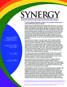 SYNERGY The Newsletter of the Resource Center on Domestic Violence: Child Protection & Custody National Council of Juvenile and Family Court Judges  Connie Burk, Northwest Network1 of Bisexual, Trans, Lesbian and Gay Sur