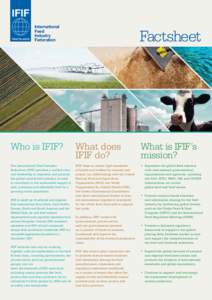 International Feed Industry Federation  Factsheet