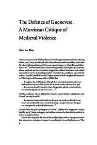 Literature / Medievalists / Morris & Co. / William Morris / Camelot / The Haystack in the Floods / King Arthur / British people / Broadway musicals / Arts