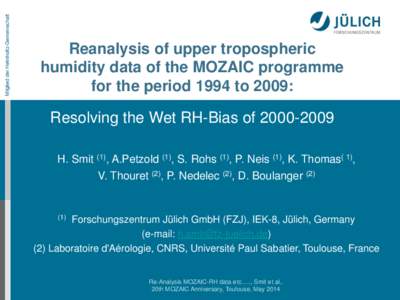 Atmospheric thermodynamics / Hygrometer / Psychrometrics / Mozaic / Calibration / RHD / Rh blood group system / Anatomy / Biology / Meteorology