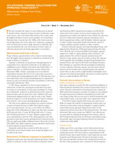 Microbiology / Aflatoxin / Dog health / Ketones / Lactones / Foodborne illness / Hepatocellular carcinoma / Aflatoxicosis and cancer effects of Aflatoxin / Microbial toxins / Medicine / Biology / Mycotoxins