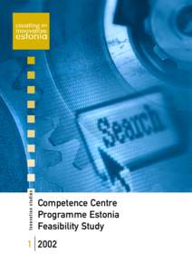 Innovation studies  Competence Centre Programme Estonia Feasibility Study