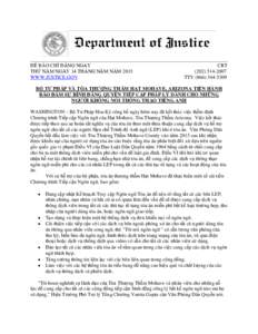 BỘ TƯ PHÁP VÀ TÒA THƯỢNG THẨM HẠT MOHAVE, ARIZONA TIẾN HÀNH BẢO ĐẢM SỰ BÌNH ĐẲNG QUYỀN TIẾP CẬP PHÁP LÝ DÀNH CHO NHỮNG NGƯỜI KHÔNG NÓI THÔNG THẠO TIẾNG ANH