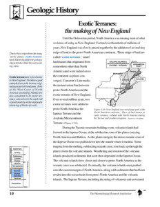 Exotic Terranes: the making of New England