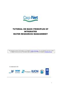Integrated Water Resources Management / Global Water Partnership / Water management / Water resources / Capacity Building Network / Water resources management in Honduras / Water / Water resources management / Water industry