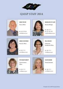 QASSP STAFF 2014 EARLE TAYLOR MAGDALENE ST CLARE  Service Officer