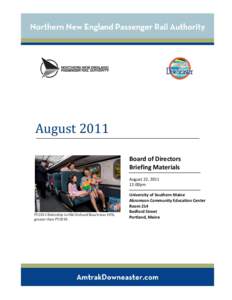 August[removed]Board of Directors Briefing Materials August 22, [removed]:00pm