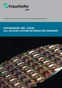 Technology / Three-dimensional integrated circuit / Wafer / Through-silicon via / Fraunhofer Society / Fraunhofer Group for Microelectronics / Integrated circuit / Flip chip / Semiconductor device fabrication / Electronics / Microtechnology