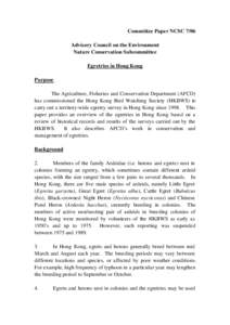 NCSC Paper 7-06 _HK Egretries_.doc