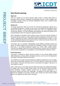 Microsoft Word - Project Brief_One World Learning
