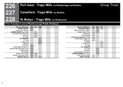 Wadebridge / St Minver / Trago Mills / St Teath / North Cornwall / Blisland / Egloshayle / Camelford / Bodmin / Civil parishes in Cornwall / Cornwall / Geography of England