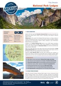 Colorado Plateau / Zion Lodge / Zion National Park / Yosemite National Park / Grand Canyon / Gilbert Stanley Underwood / Yosemite Valley / National Park Service / Travel agency / Geography of the United States / Western United States / Utah