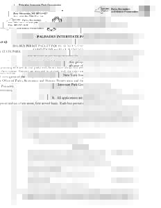 Bear Mountain Bus Permit Application