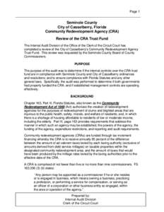 Geography of the United States / Politics of the United States / Community Reinvestment Act / Greater Orlando / Seminole County /  Florida / Casselberry /  Florida