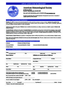 Air dispersion modeling / Journal of Applied Meteorology and Climatology / Monthly Weather Review / Subscription business model / Weather and Forecasting / Journal of Atmospheric and Oceanic Technology / Weatherwise / Journal of the Atmospheric Sciences / Earth Interactions / Atmospheric sciences / Publishing / Meteorology