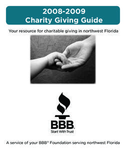 [removed]Charity Giving Guide Your resource for charitable giving in northwest Florida ®