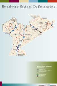 Roadway System Deficiencies PRINCE GEORGE COUNTY V U