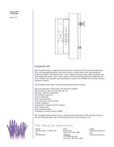 part number  CTP440 page 1 of 1  Catphan® 440