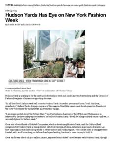 WWD.com/fashion-news/fashion-features/hudson-yards-has-eye-on-new-york-fashion-week[removed]July 25, 2013