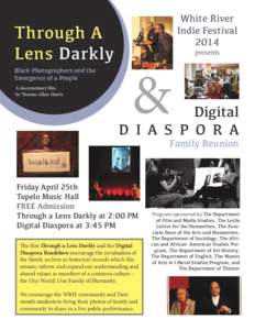 Through A Lens Darkly Black Photographers and the Emergence of a People A documentary film by Thomas Allen Harris